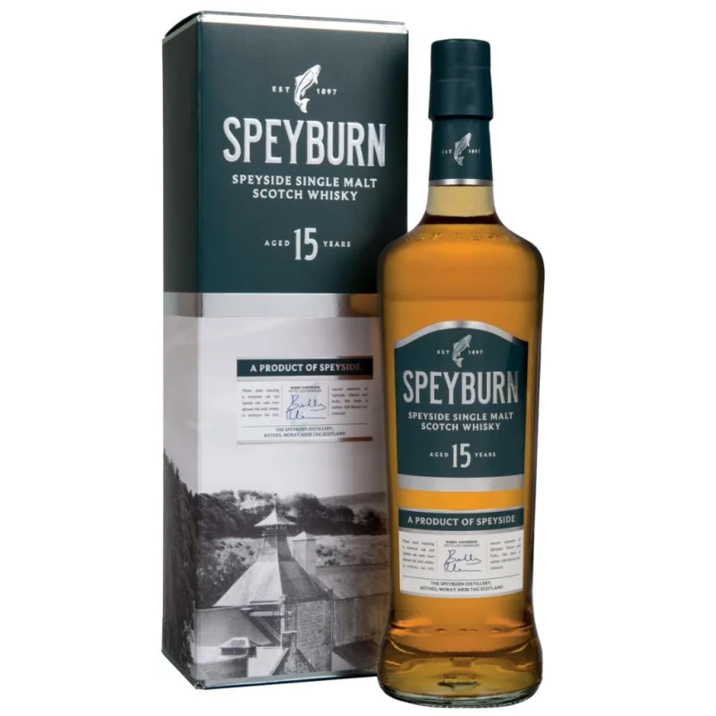 SPEYBURN 15YO SINGLE MALT SCOTCH WHISKY 46% 700ML