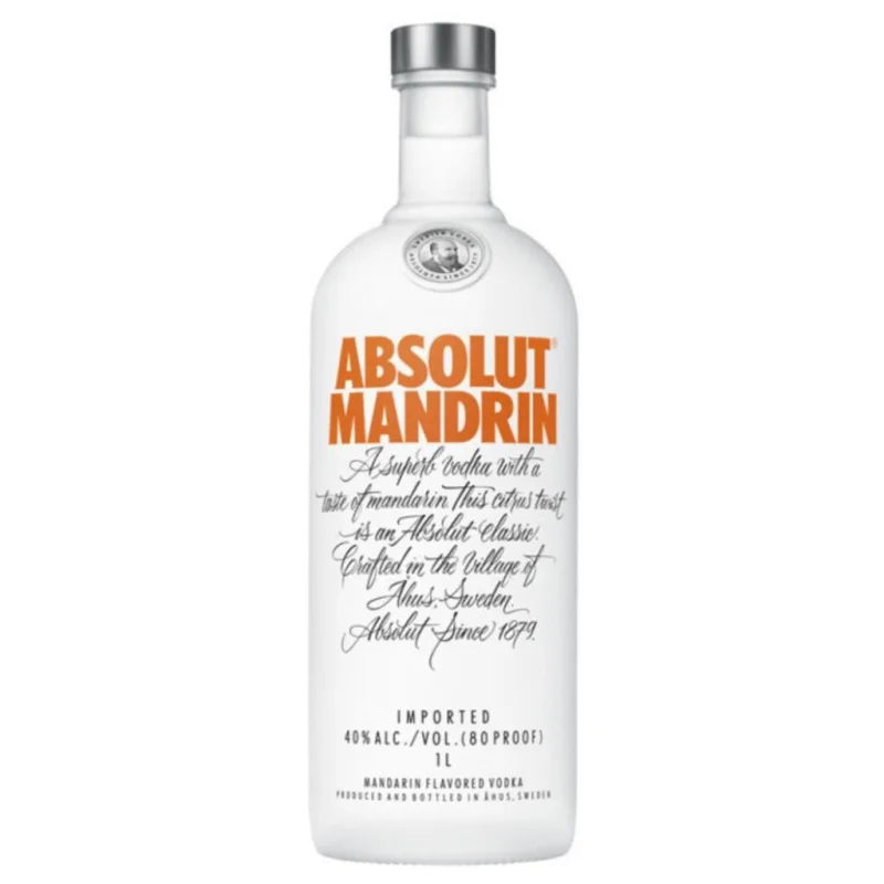 ABSOLUT MANDRIN VODKA 40% 1LT