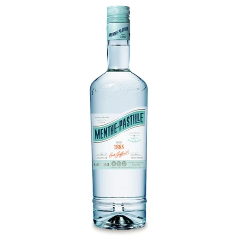 PERSONALISED GIFFARD MENTHE PASTILLE THE ORIGINAL MINT LIQUEUR 1885 25% 700ML