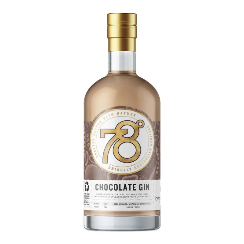 Personalised 78 Degrees Chocolate Gin 42% 700ml