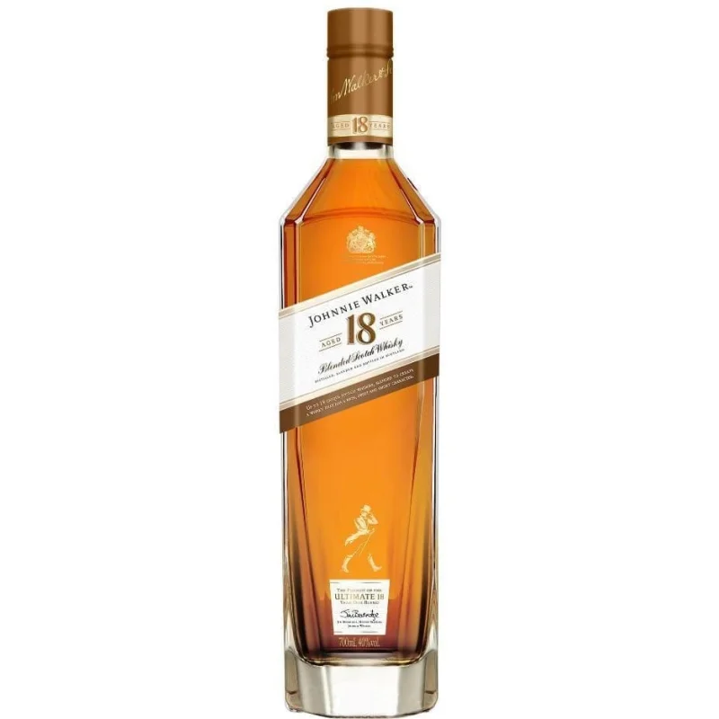 Personalised Johnnie Walker 18 Year Old Blended Scotch Whiskey 40% ABV 700ML