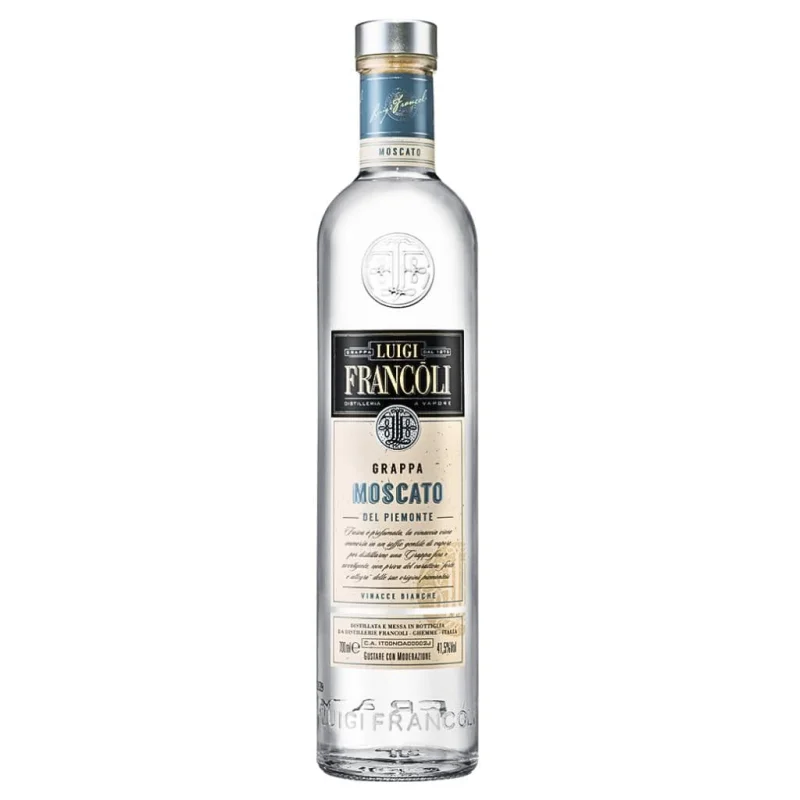 Francoli Grappa Moscato 41.5% 700ml