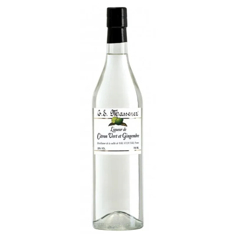 MASSENEZ LIME & GINGER CITRON VERT & GINGEMBRE LIQUEUR 20% 700ML