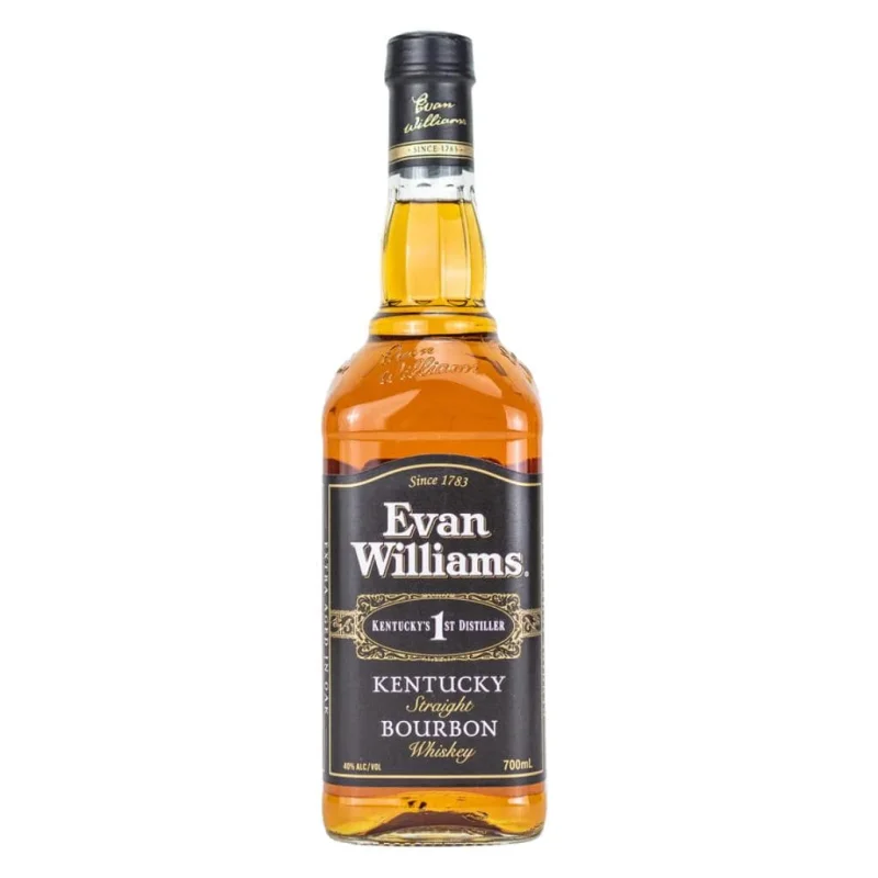 EVAN WILLIAMS BLACK LABEL BOURBON 43% 700ML