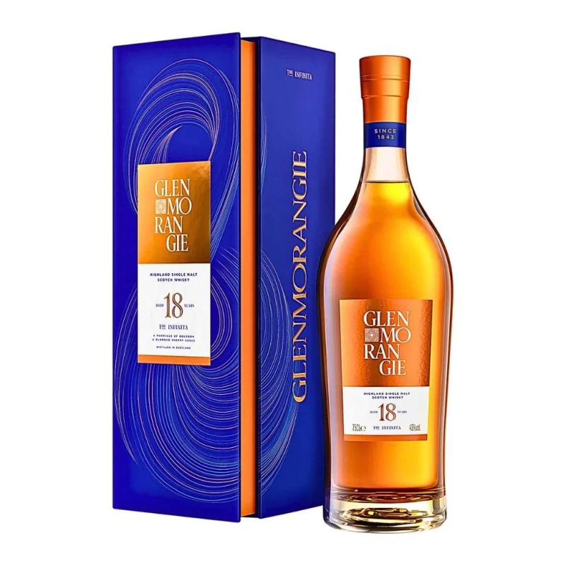 Glenmorangie The Infinita 18 Year Old Single Malt Scotch Whisky Extremely Rare 43% 700ML