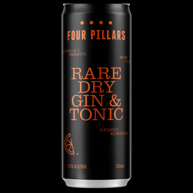 FOUR PILLARS RARE DRY GIN & TONIC 24pack 250ML