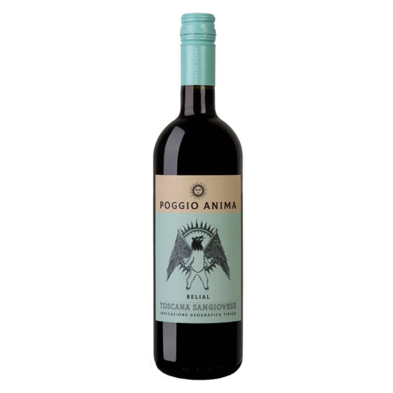 Poggio Anima Toscana Sangiovese Belial 2023 12pack 13% 750ml
