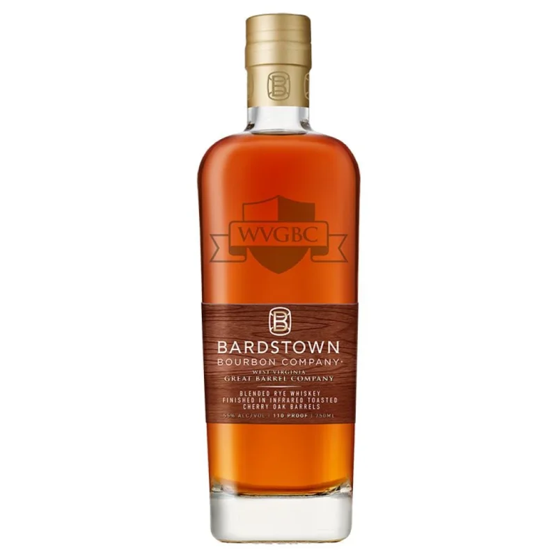 BARDSTOWN BOURBON CO WVGBC BLENDED RYE WHISKEY RED CHERRY OAK FINISH 54% 750ML