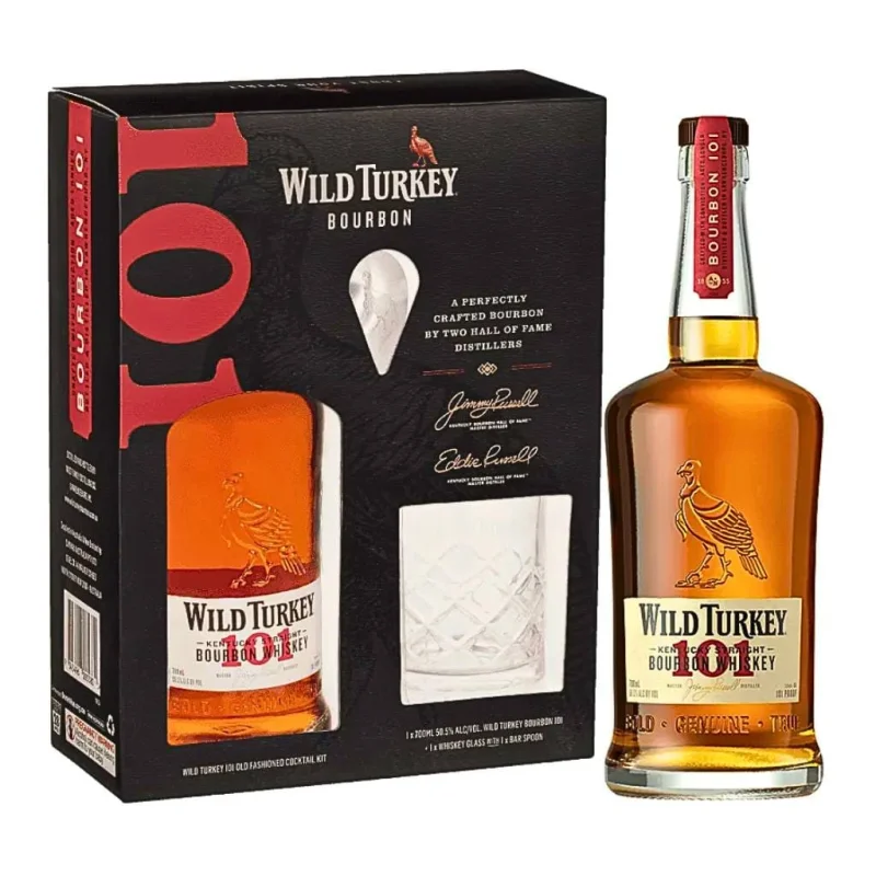 Personalised Wild Turkey 101 Bourbon Whiskey Gift Box 50.5% 700ml