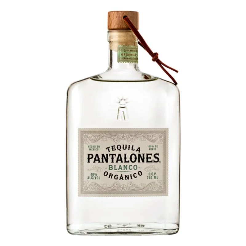Pantalones Organic Tequila 100% Blue Agave Blanco Tequila 40% 750ml