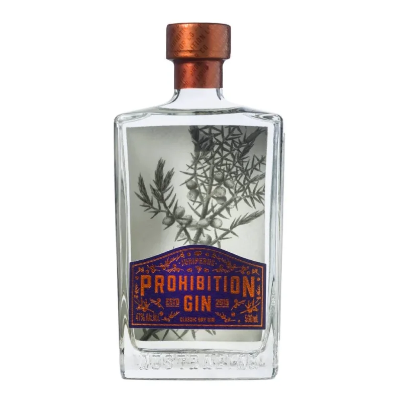 Prohibition Liquor Co Juniperus Gin 47% 500ml