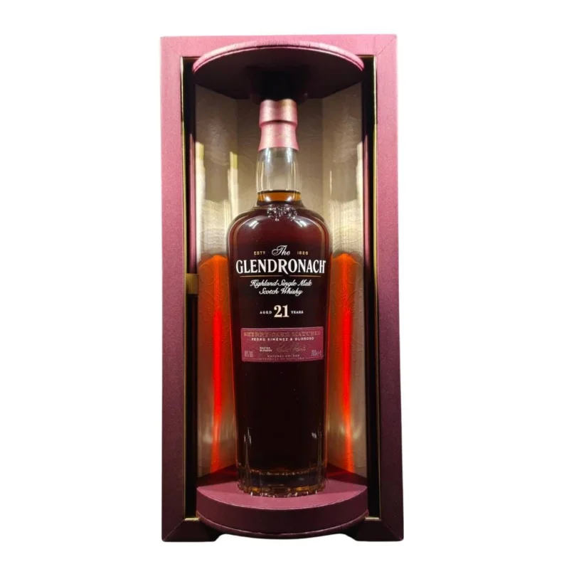Personalised Glendronach 21 Years Old Sherry Cask 2025 Release Single Malt Whisky 48% 700ml