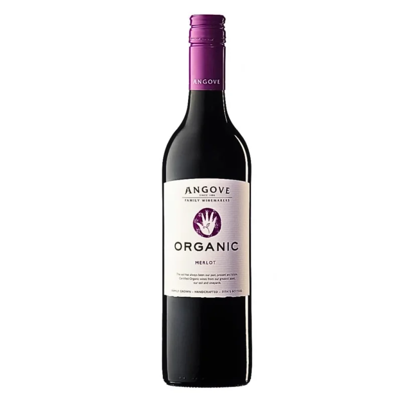 Angove Organic Merlot 6pack 14.5% 750ml