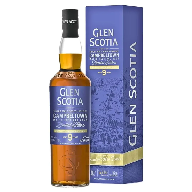 GLEN SCOTIA FESTIVAL EDITION 9YO UNPEATED FINO SHERRY 56.2% 700ml