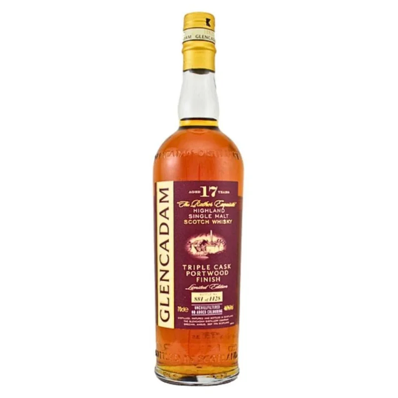 Glencadam Portwood Finish 17 Year Old Scotch Whisky 46% 700ml