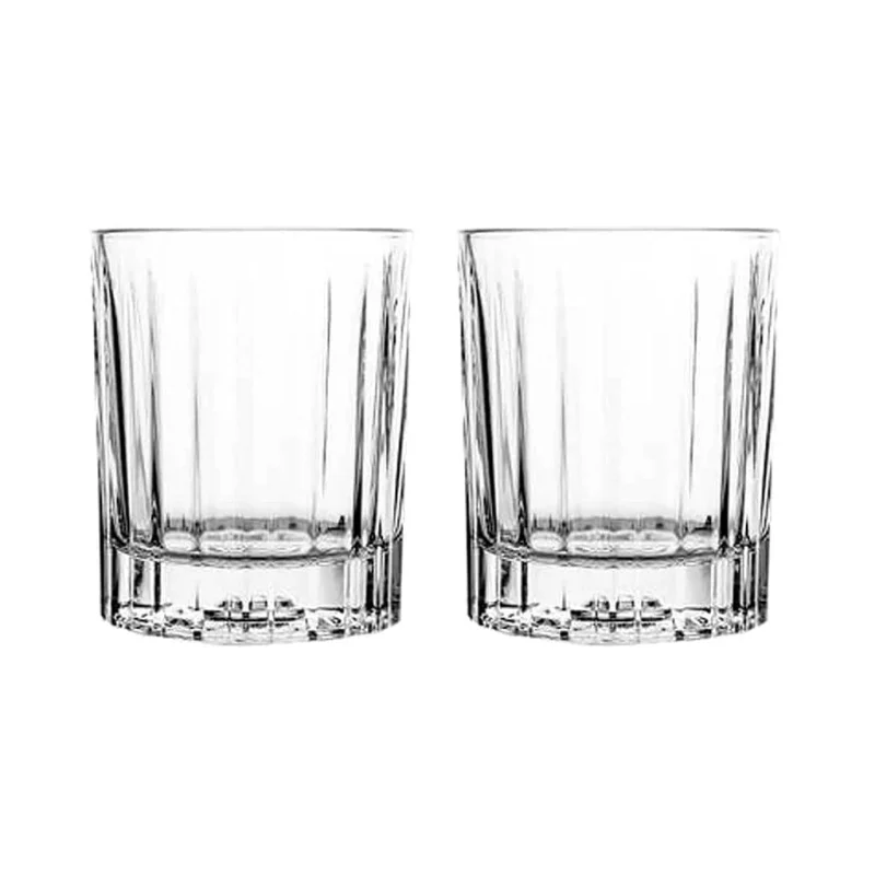 Libbey Double Old Fashioned Flashback Whisky Glass 355ml – 2 Pack