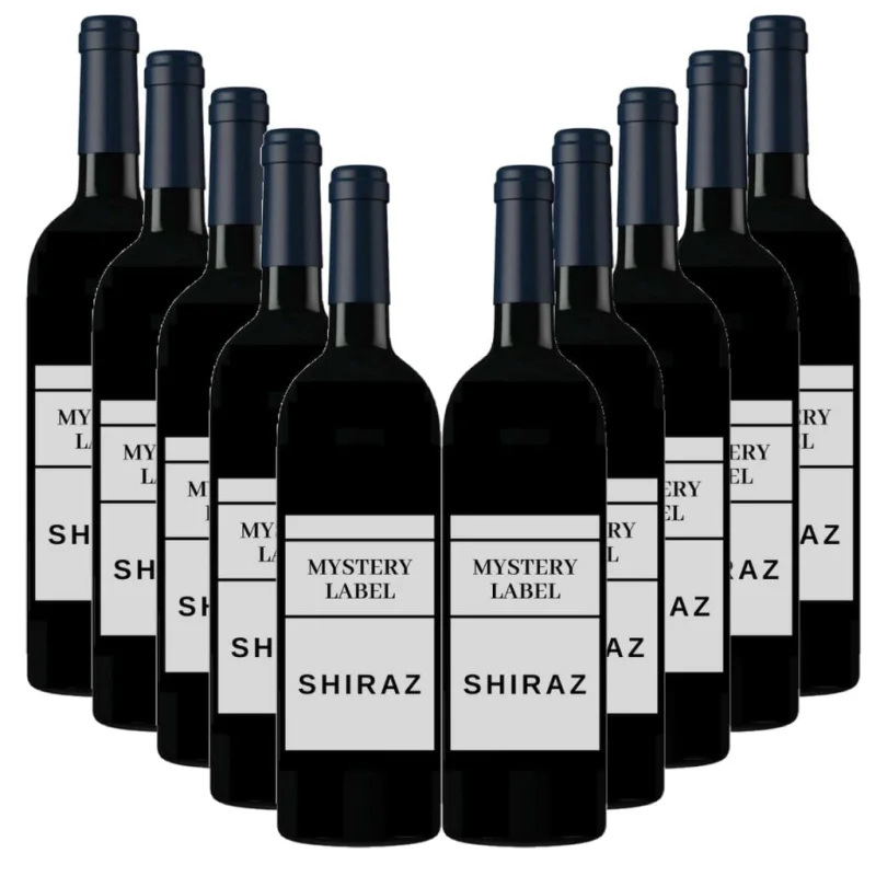 Mystery Label Shiraz 12 Pack