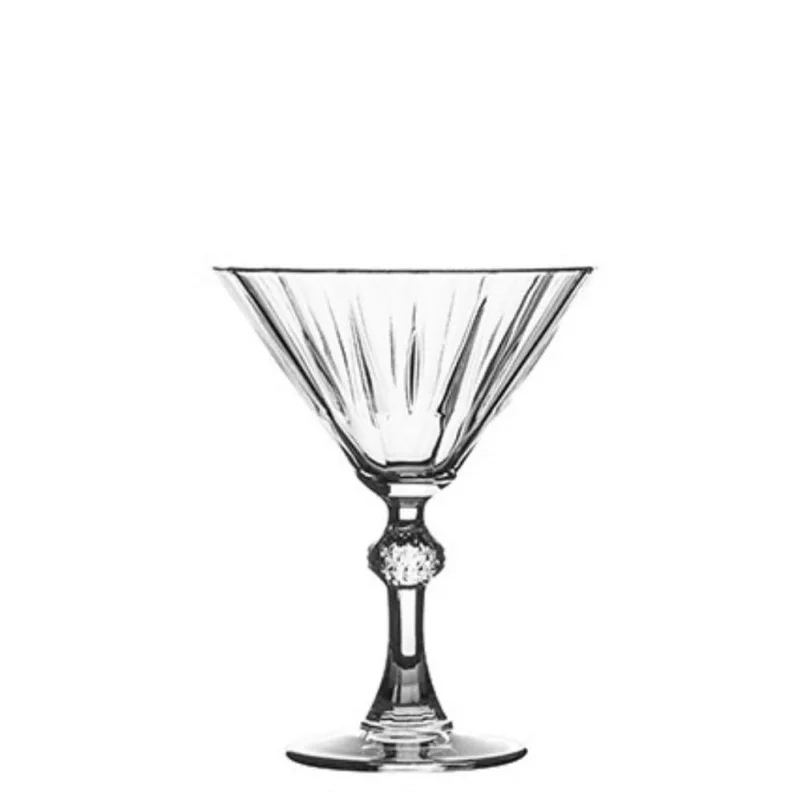 Pasabahce Diamond Martini Cocktail & Martini Specialty Glasses 240 ml – 12 Pack