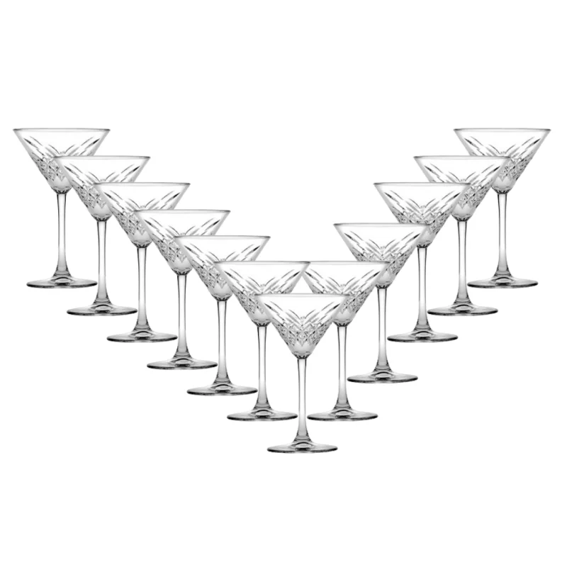 Pasabahce Timeless Martini Glassware 230ml – 12 Pack