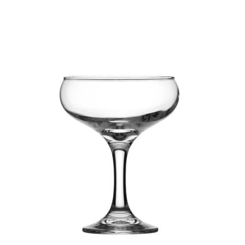 Crown Glassware Crysta III Champagne Saucer Cocktail & Martini Specialty Glasses 295ml – 12 Pack