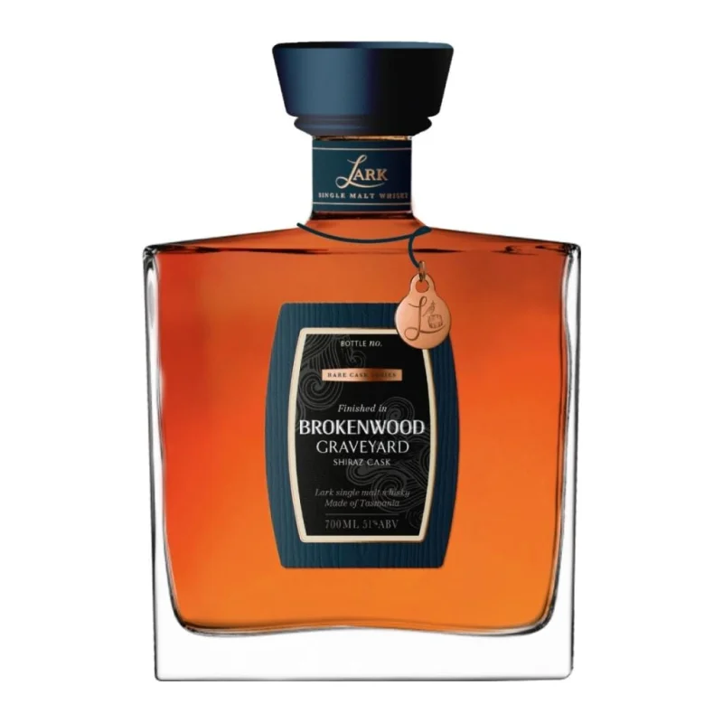 Personalised Lark Distillery Brokenwood Graveyard Shiraz Rare Cask Whisky 51% 700ml