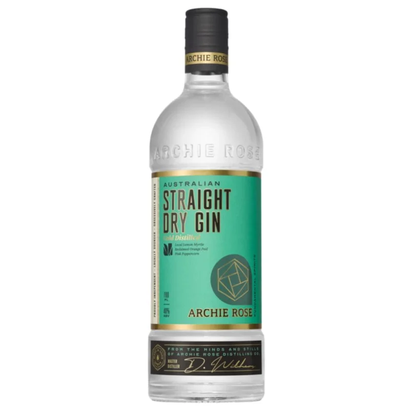 ARCHIE ROSE STRAIGHT DRY GIN 37% 700ML