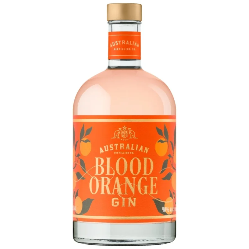 AUSTRALIAN DISTILLING CO BLOOD ORANGE GIN 37% 700ML
