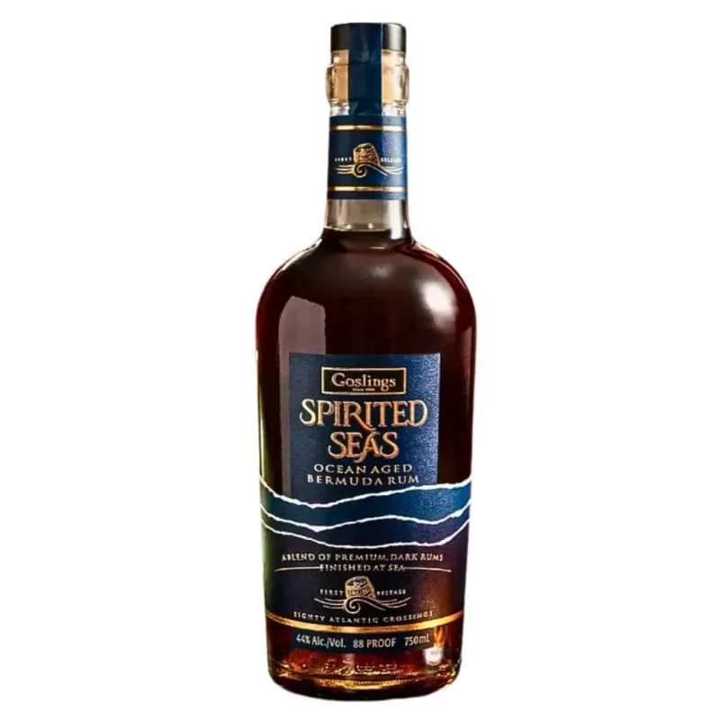 Goslings Spirited Seas Ocean Aged Bermuda Rum 88 Proof 44% 750ml