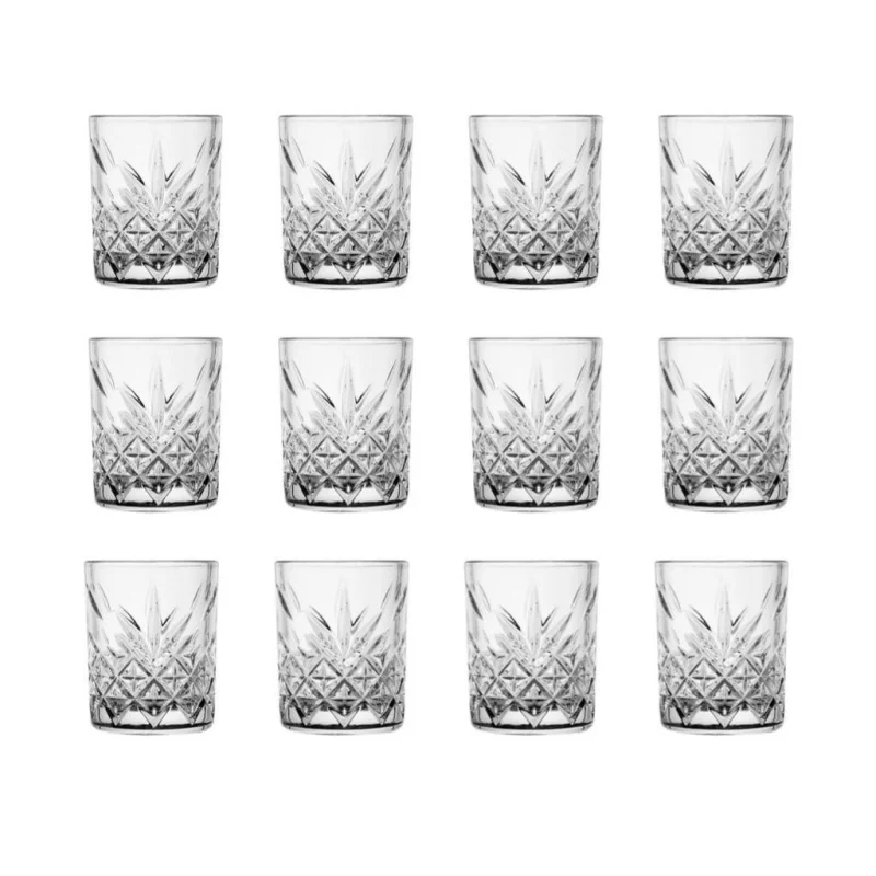 Pasabahce Timeless Shot Glassware 60ml – 12 Pack