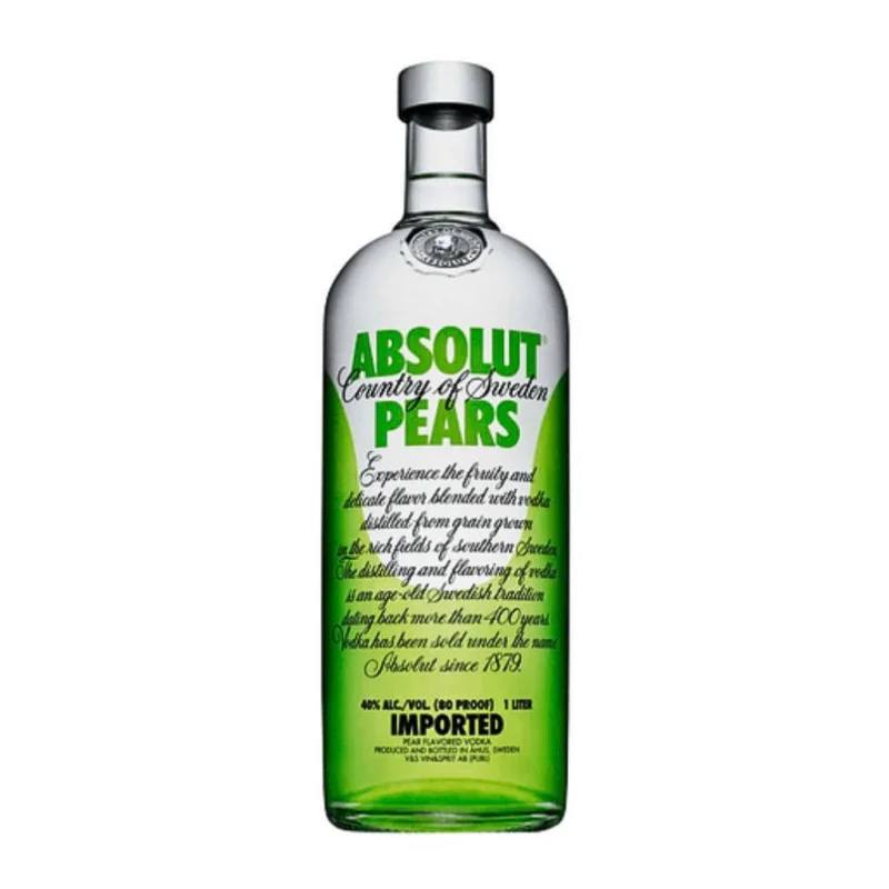 Absolut Pear Vodka 40% 1000ml