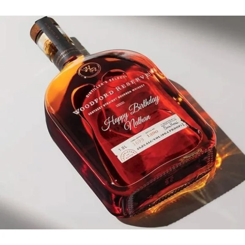 Personalised Woodford Reserve Bourbon 40% 700ml