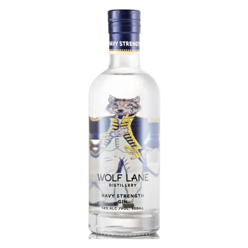 WOLF LANE AUSTRALIAN NAVY STRENGTH GIN 58% 500ML