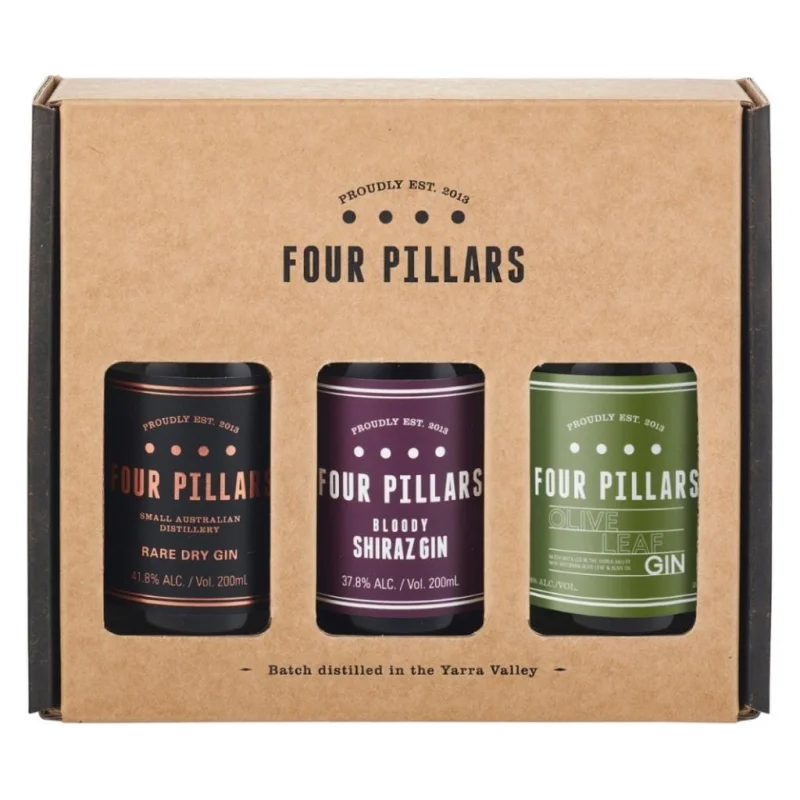 FOUR PILLARS GIFTPACK 3 X 200ML