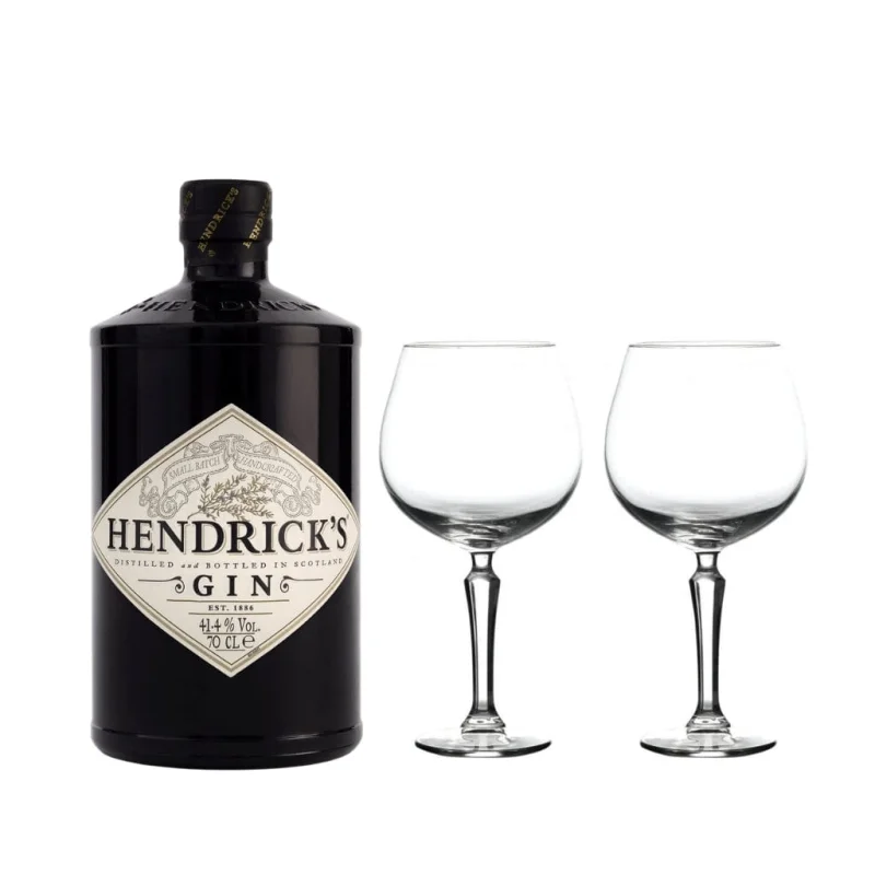 Hendrick’s Gift Hamper Pack includes 2 Speakeasy Gin Glasses