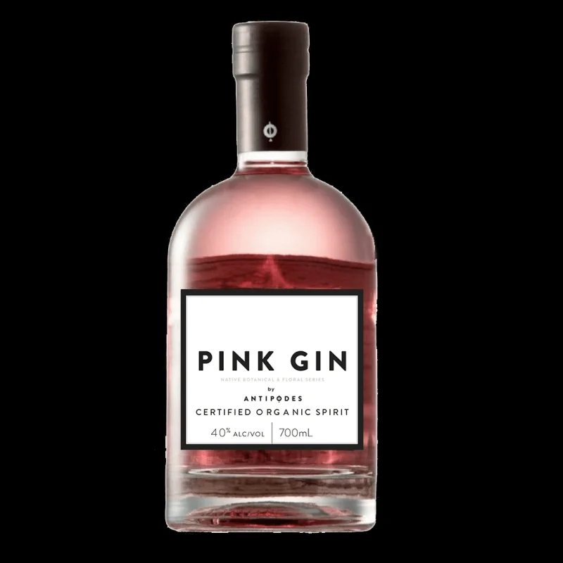 Personalised Antipodes Organic PINK Gin 40% 700ml
