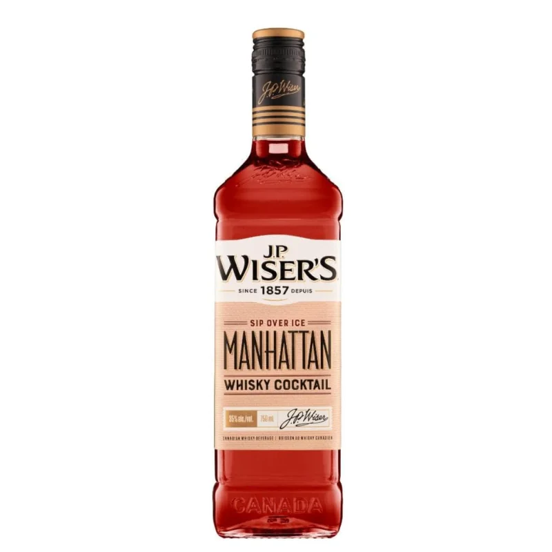 JP WISERS MANHATTAN WHISKY COCKTAIL 35% 750ML