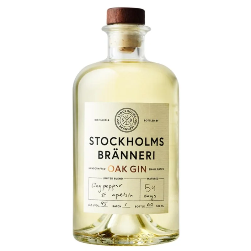 STOCKHOLM BRANNERI OAK GIN 45% 500ML