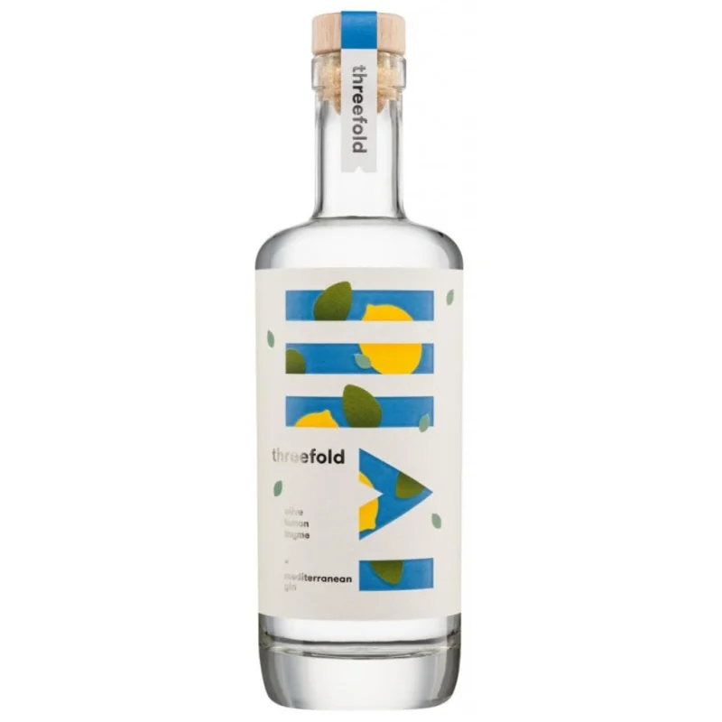 THREEFOLD MEDITERRANEAN GIN 42% 500ML