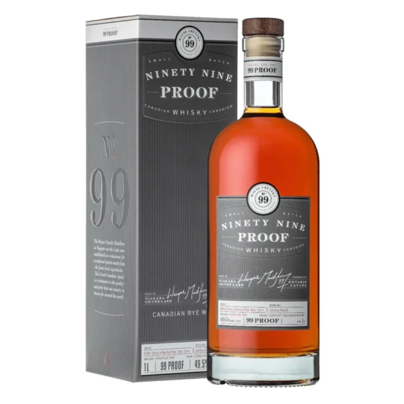 WAYNE GRETZKY 99 PROOF SMALL BATCH CANADIAN WHISKY 49.5% 1LT