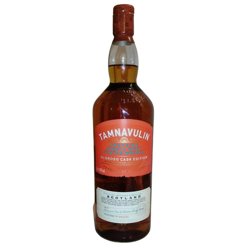 TAMNAVULIN OLOROSO CASK SINGLE MALT SCOTCH WHISKY 40% 1LT