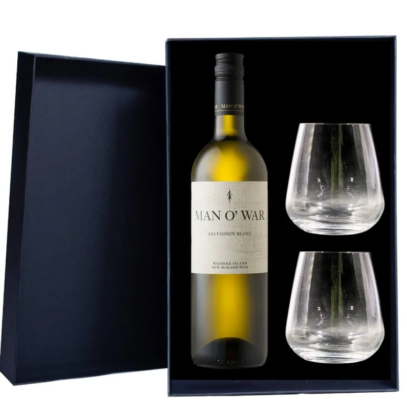 Man O’War Sauvignon Blanc Gift Hamper includes 2 Premium Wine Glass