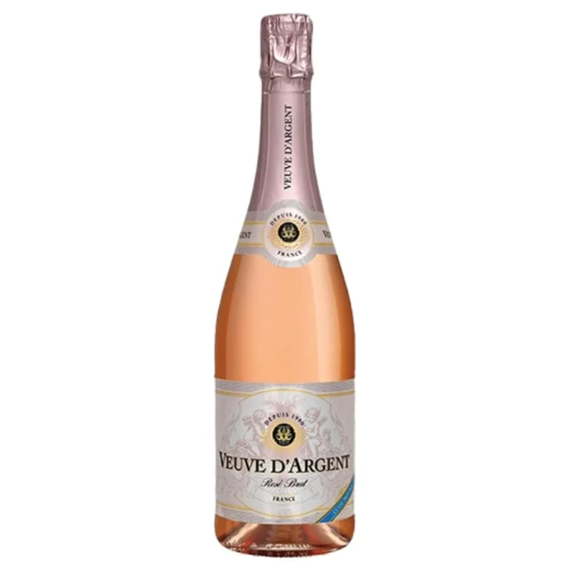 Veuve D’Argent Cuvee Prestige Rose Brut NV 11.5% 750ml