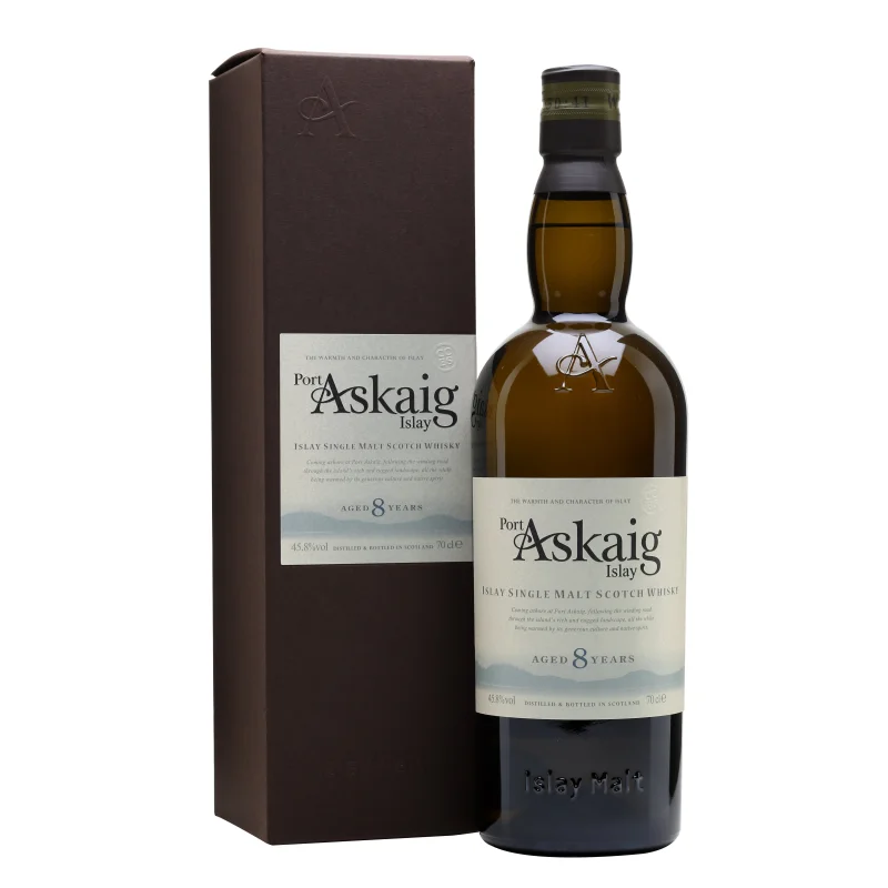 PORT ASKAIG 8 YEAR OLD SINGLE MALT SCOTCH WHISKY 45.8% 700ML