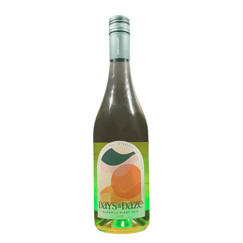 Personalised Days & Daze Sunswill Organic Pinot Gris 2024 – Vivid Lights Edition 12% 750ML