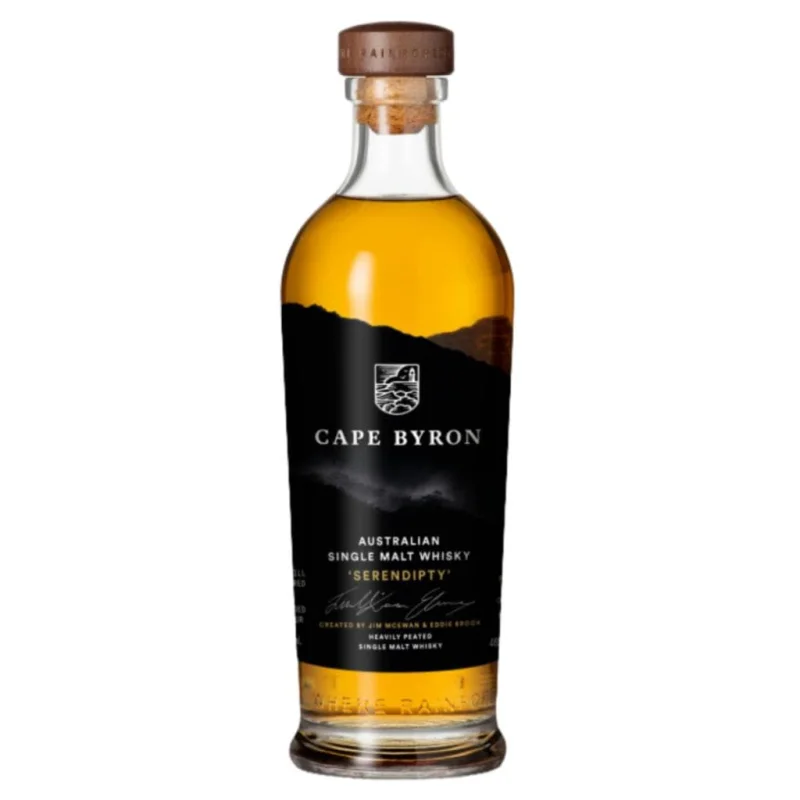 CAPE BYRON SERENDIPITY PEATED SINGLE MALT WHISKY 46% 700ML
