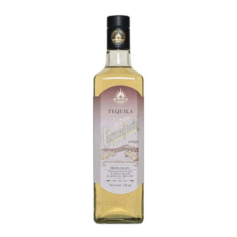 CASCAHUIN ANEJO 100% AGAVE TEQUILA 40% 750ML