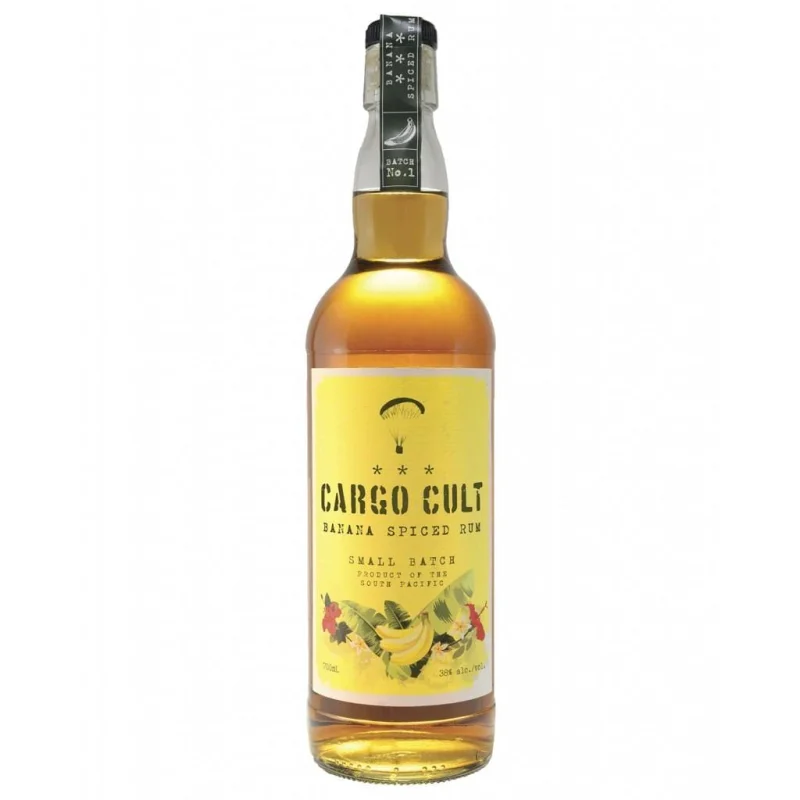 CARGO CULT BANANA SPICED RUM 38% 700ML
