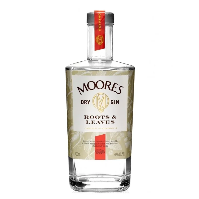PERSONALISED MOORE’S GIN ROOTS & LEAVES GIN 40% 700ML