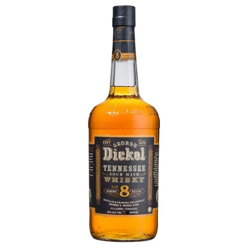 PERSONALISED GEORGE DICKEL NO 8 TENNESSEE WHISKY 40% 1LT