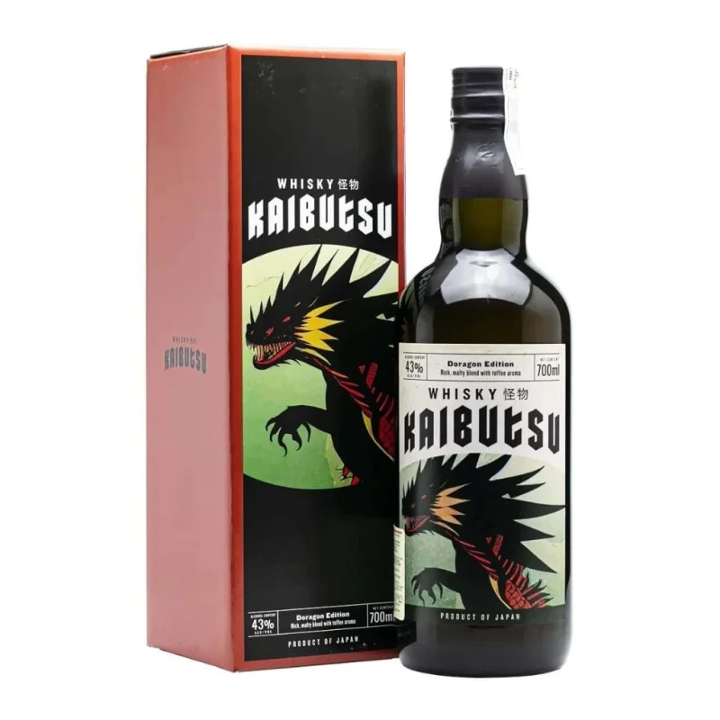 Personalised Kaibutsu Doragon Japanese Whiskey 43% 700ml